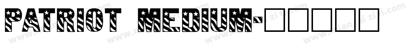 Patriot Medium字体转换